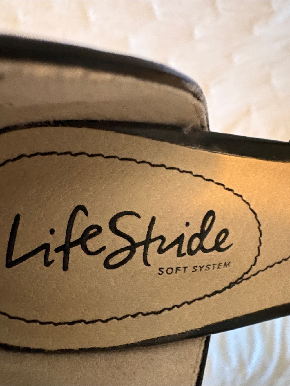 Life Stride Black Strappy Mid Heel Sandals - Picture 7 of 9